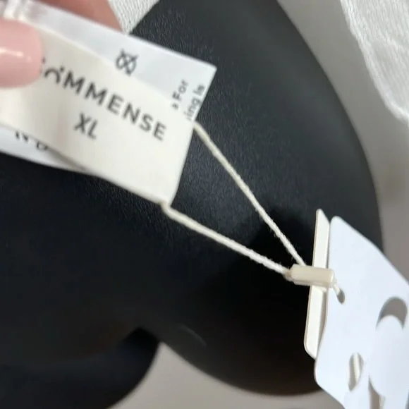 NWT Commense Off Shoulder Knit Mesh Top - Picture 4 of 8